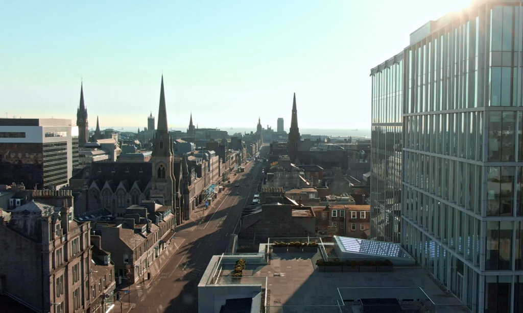 Aberdeen-city-drone-landscape